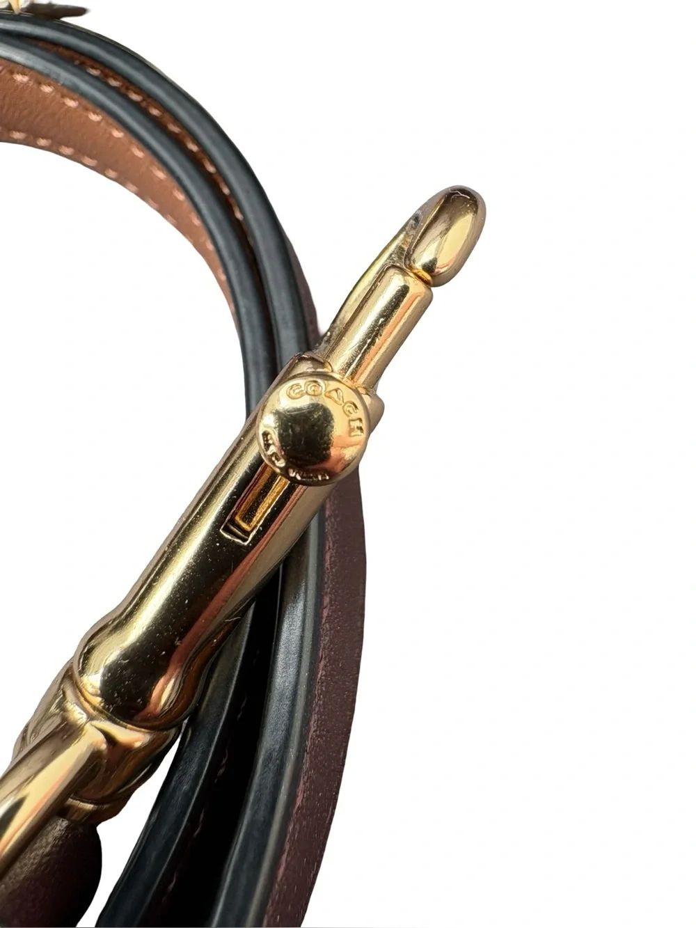 Coach Margot Carryall in Signature Debossed Patent Leather Oxblood